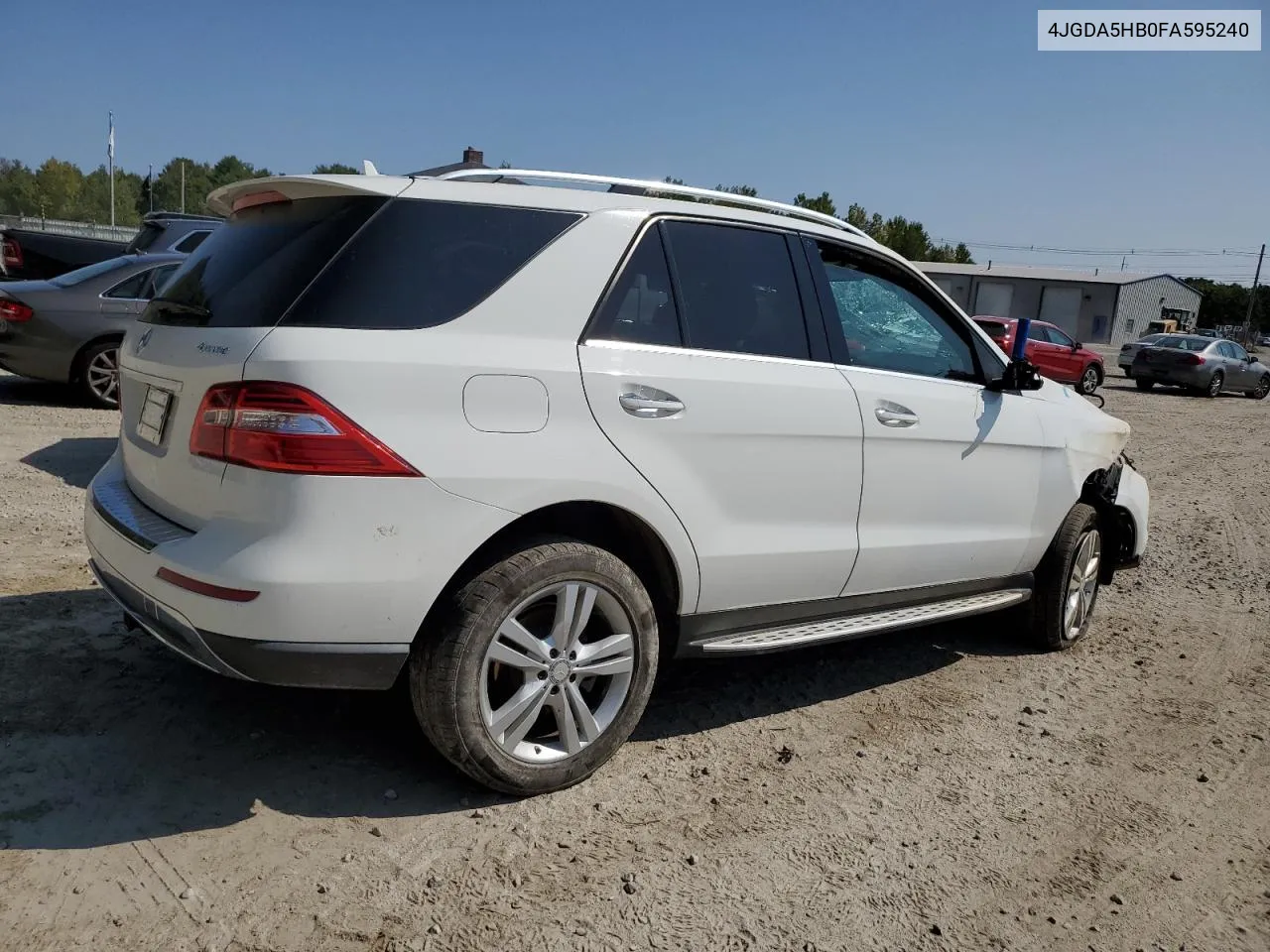 2015 Mercedes-Benz Ml 350 4Matic VIN: 4JGDA5HB0FA595240 Lot: 71546804