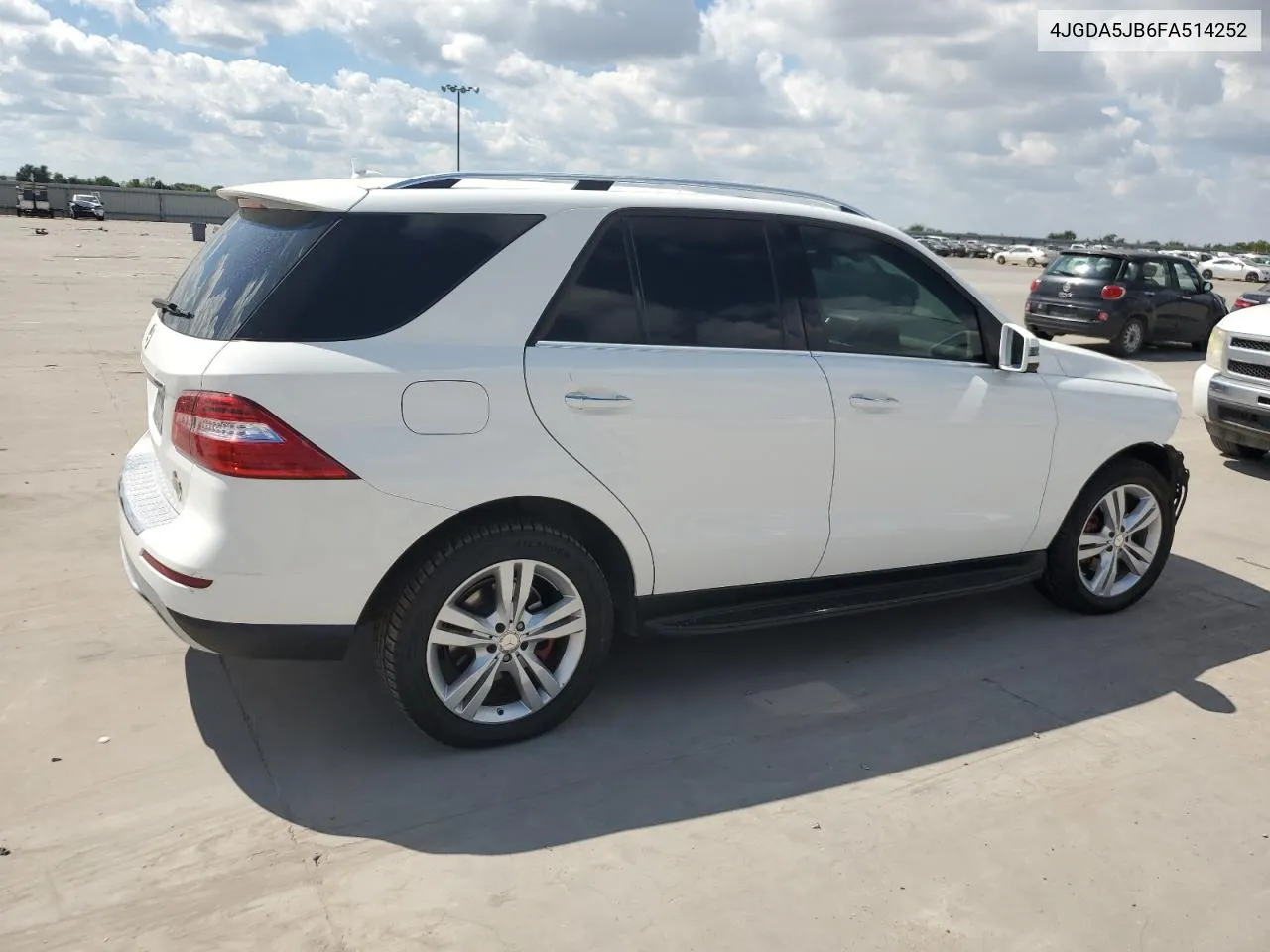 2015 Mercedes-Benz Ml 350 VIN: 4JGDA5JB6FA514252 Lot: 72046224