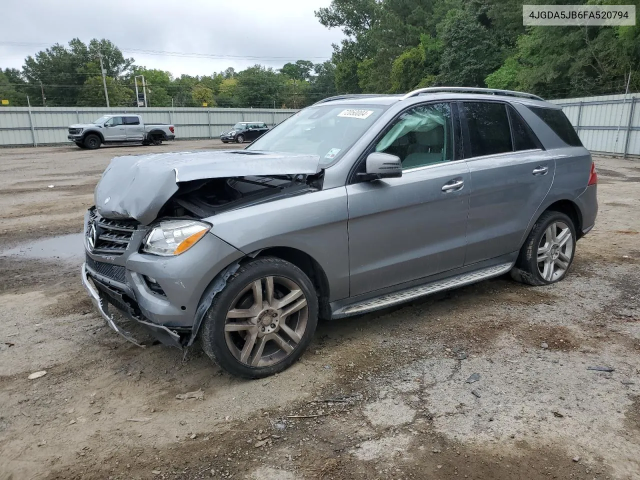 2015 Mercedes-Benz Ml 350 VIN: 4JGDA5JB6FA520794 Lot: 72050004