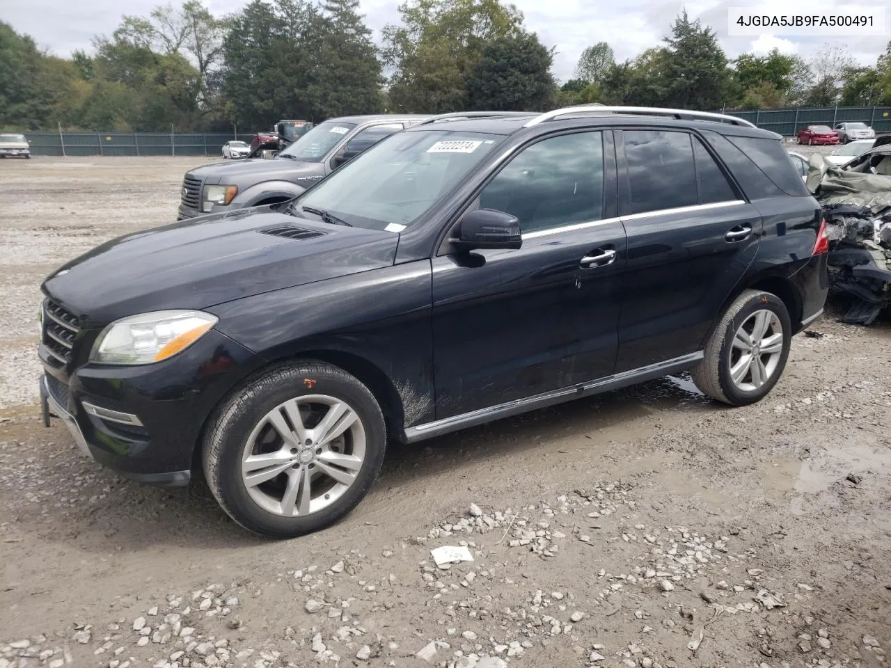 2015 Mercedes-Benz Ml 350 VIN: 4JGDA5JB9FA500491 Lot: 72222274