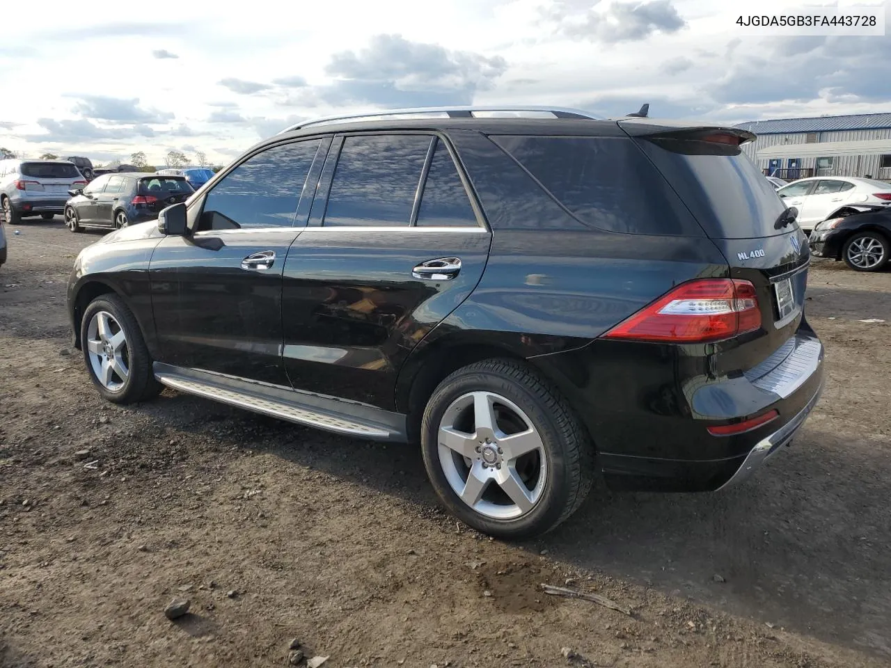 2015 Mercedes-Benz Ml 400 4Matic VIN: 4JGDA5GB3FA443728 Lot: 72453914