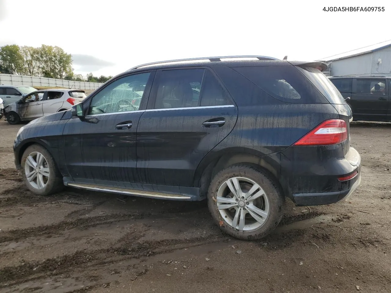 2015 Mercedes-Benz Ml 350 4Matic VIN: 4JGDA5HB6FA609755 Lot: 72830154