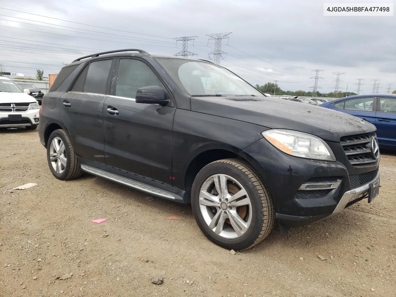 2015 Mercedes-Benz Ml 350 4Matic VIN: 4JGDA5HB8FA477498 Lot: 73249474