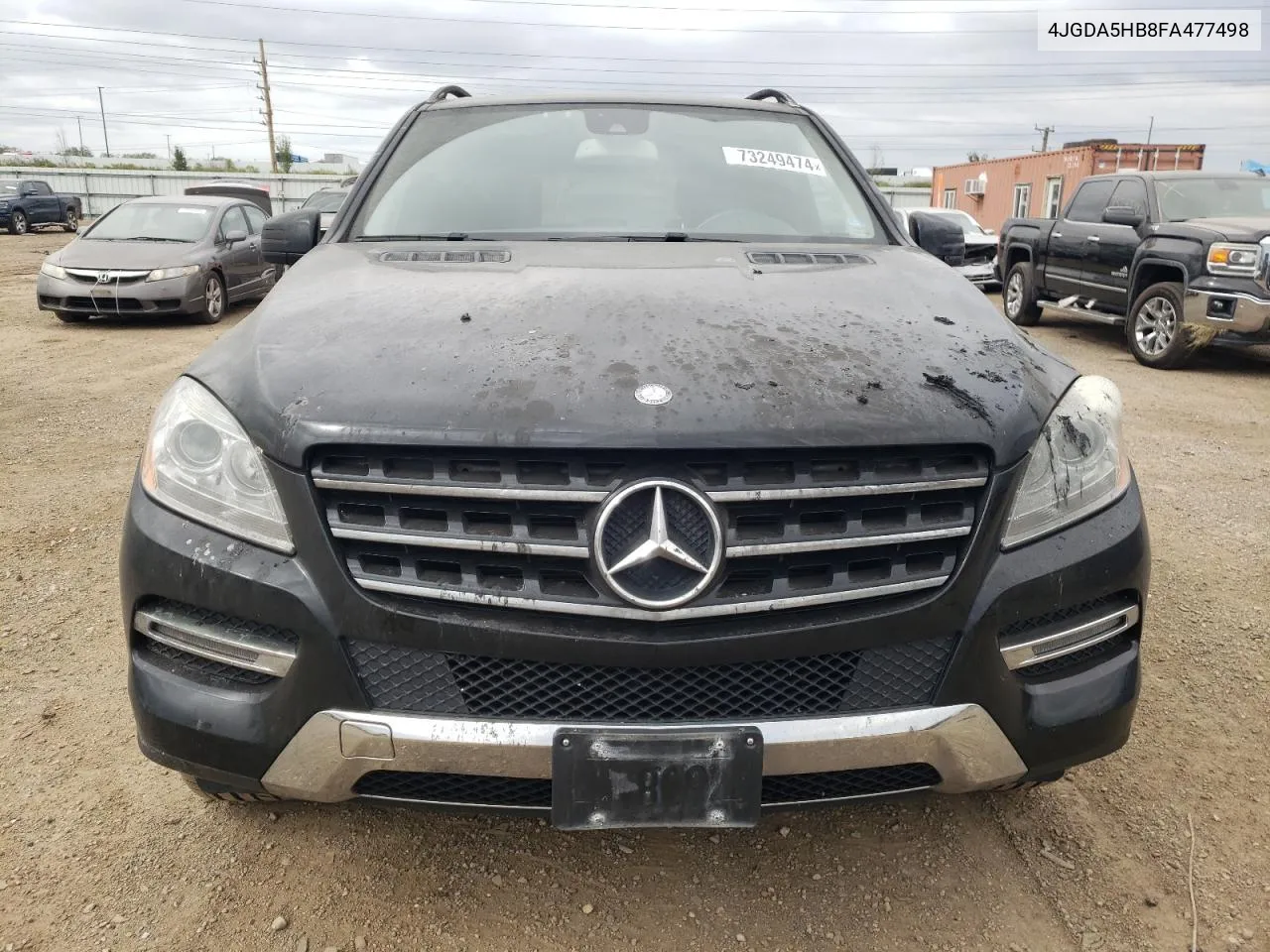 2015 Mercedes-Benz Ml 350 4Matic VIN: 4JGDA5HB8FA477498 Lot: 73249474