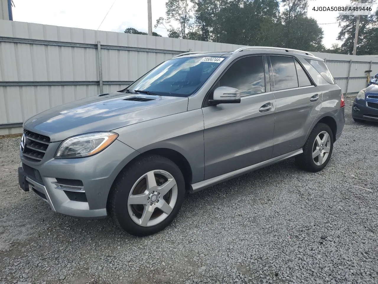 2015 Mercedes-Benz Ml 400 4Matic VIN: 4JGDA5GB3FA489446 Lot: 73504744