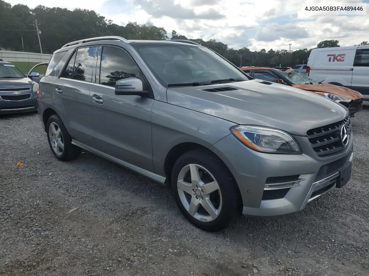 2015 Mercedes-Benz Ml 400 4Matic VIN: 4JGDA5GB3FA489446 Lot: 73504744