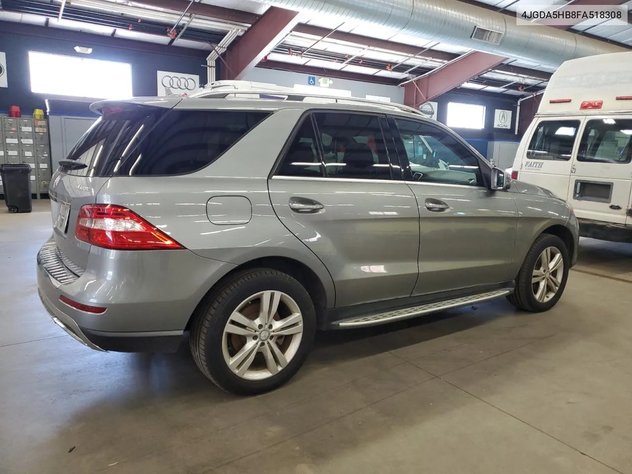 2015 Mercedes-Benz Ml 350 4Matic VIN: 4JGDA5HB8FA518308 Lot: 73540144