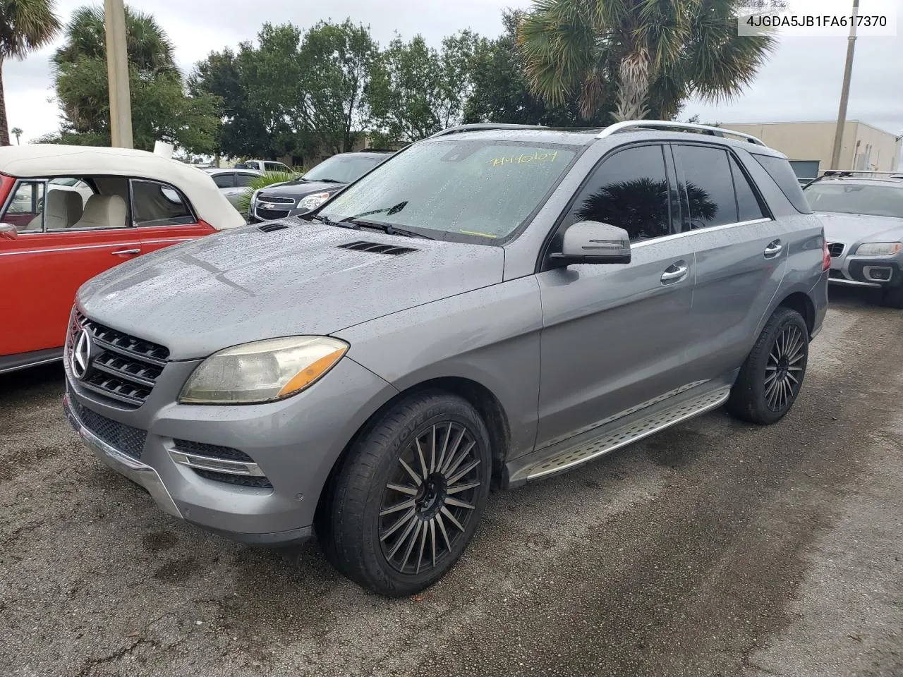 2015 Mercedes-Benz Ml 350 VIN: 4JGDA5JB1FA617370 Lot: 74440104