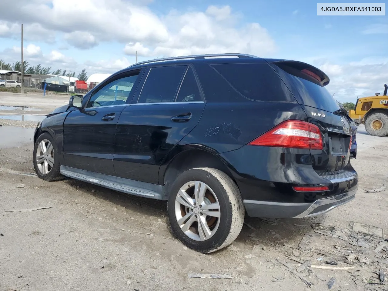 2015 Mercedes-Benz Ml 350 VIN: 4JGDA5JBXFA541003 Lot: 74549024