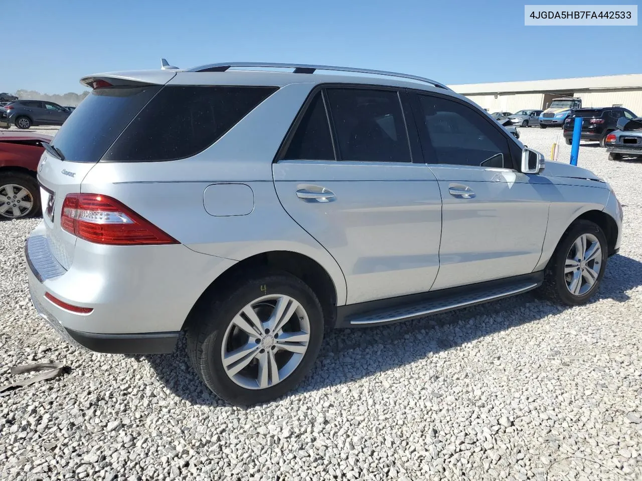 2015 Mercedes-Benz Ml 350 4Matic VIN: 4JGDA5HB7FA442533 Lot: 75396594