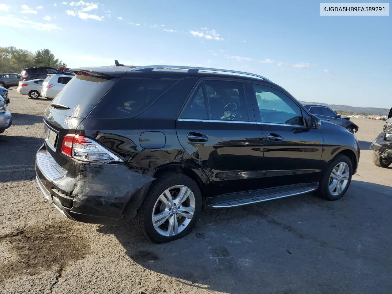 2015 Mercedes-Benz Ml 350 4Matic VIN: 4JGDA5HB9FA589291 Lot: 75466794