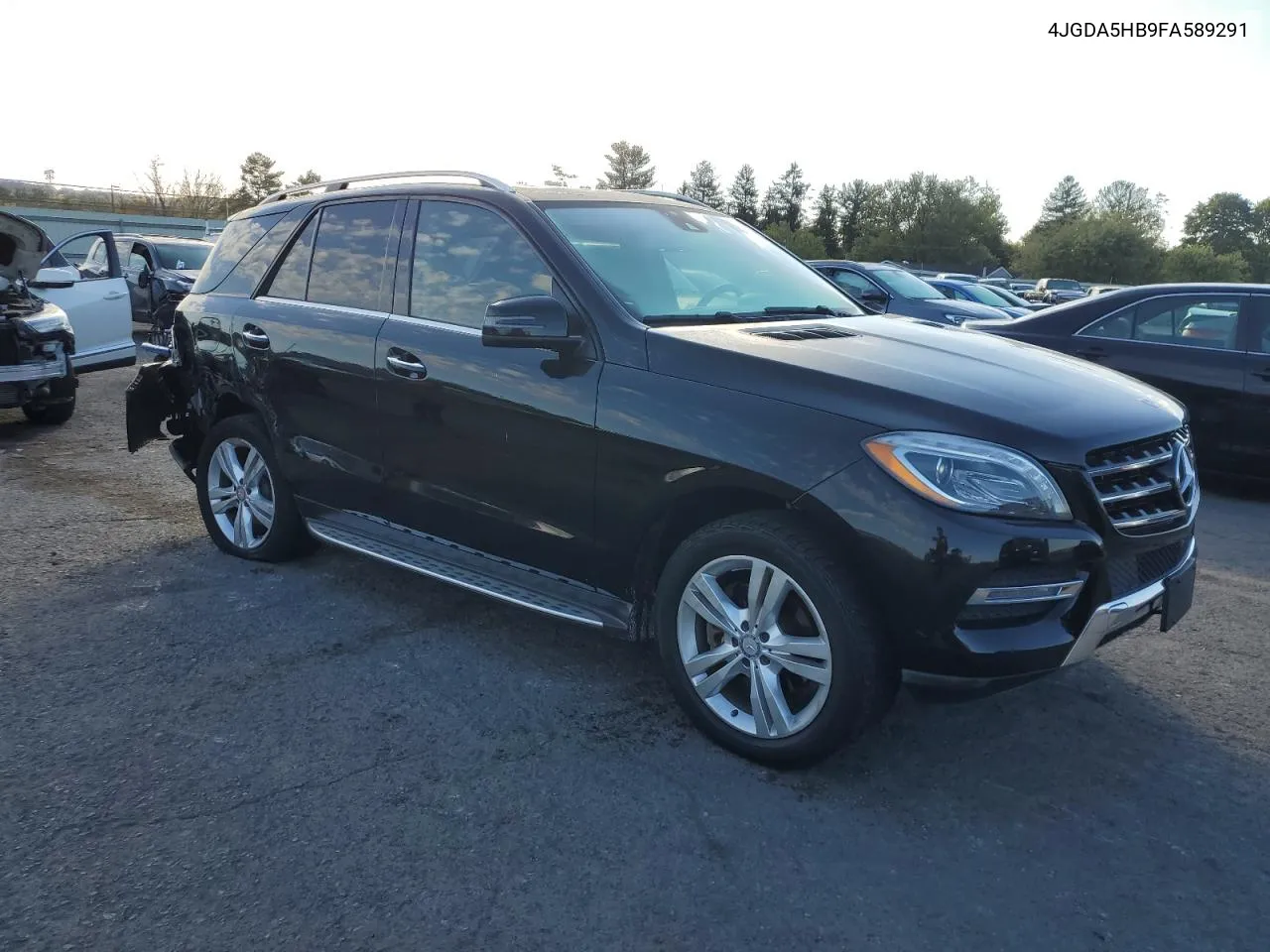 2015 Mercedes-Benz Ml 350 4Matic VIN: 4JGDA5HB9FA589291 Lot: 75466794