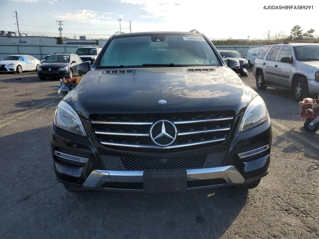 2015 Mercedes-Benz Ml 350 4Matic VIN: 4JGDA5HB9FA589291 Lot: 75466794