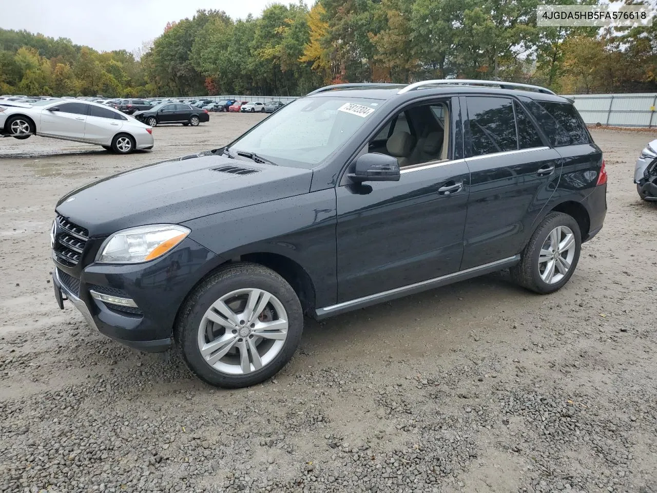 2015 Mercedes-Benz Ml 350 4Matic VIN: 4JGDA5HB5FA576618 Lot: 75812304