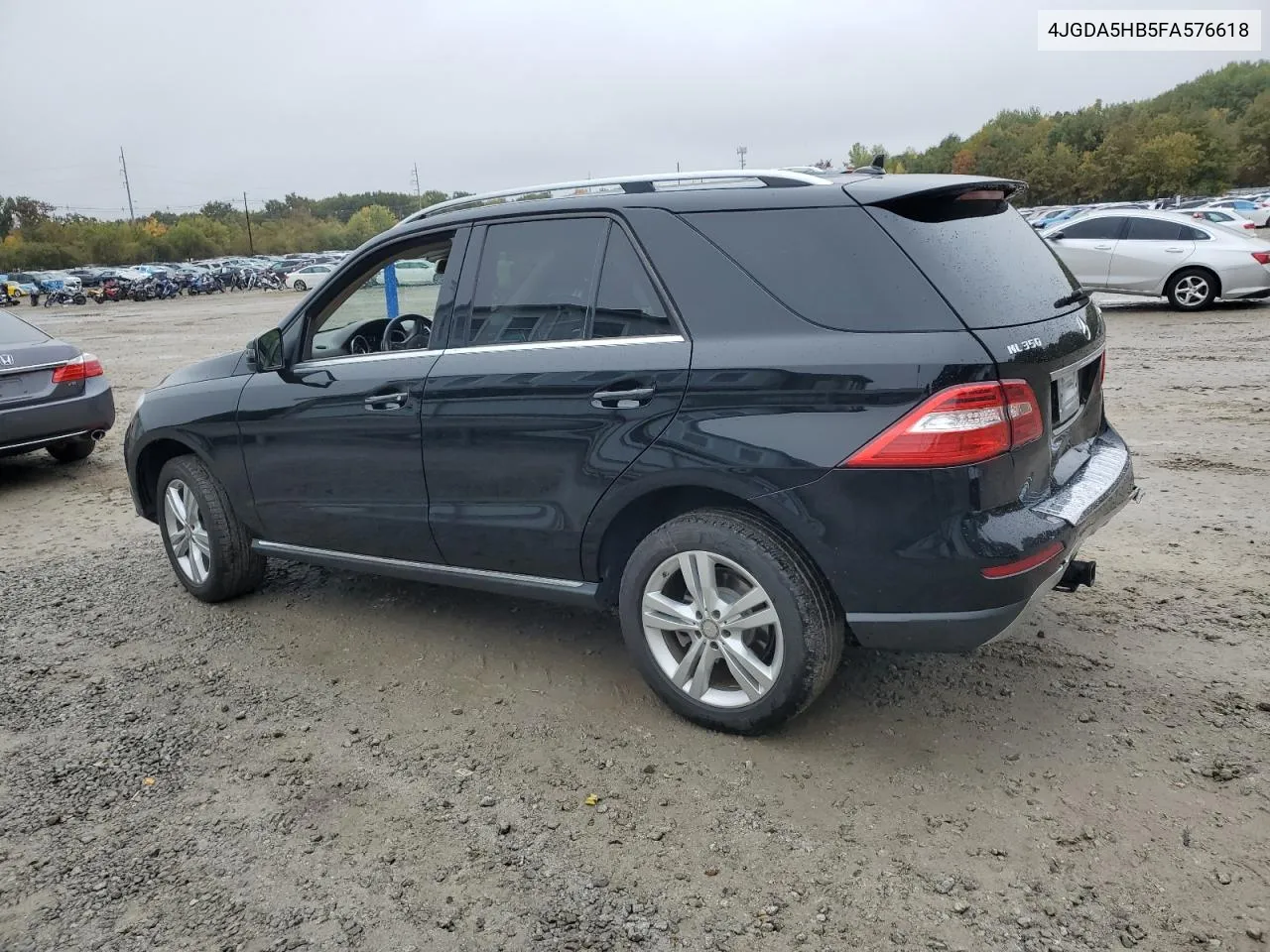 2015 Mercedes-Benz Ml 350 4Matic VIN: 4JGDA5HB5FA576618 Lot: 75812304