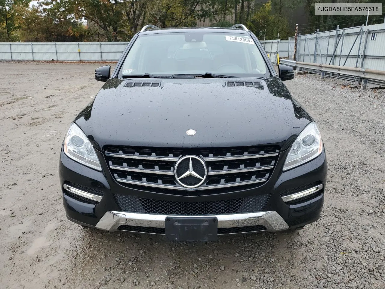 2015 Mercedes-Benz Ml 350 4Matic VIN: 4JGDA5HB5FA576618 Lot: 75812304