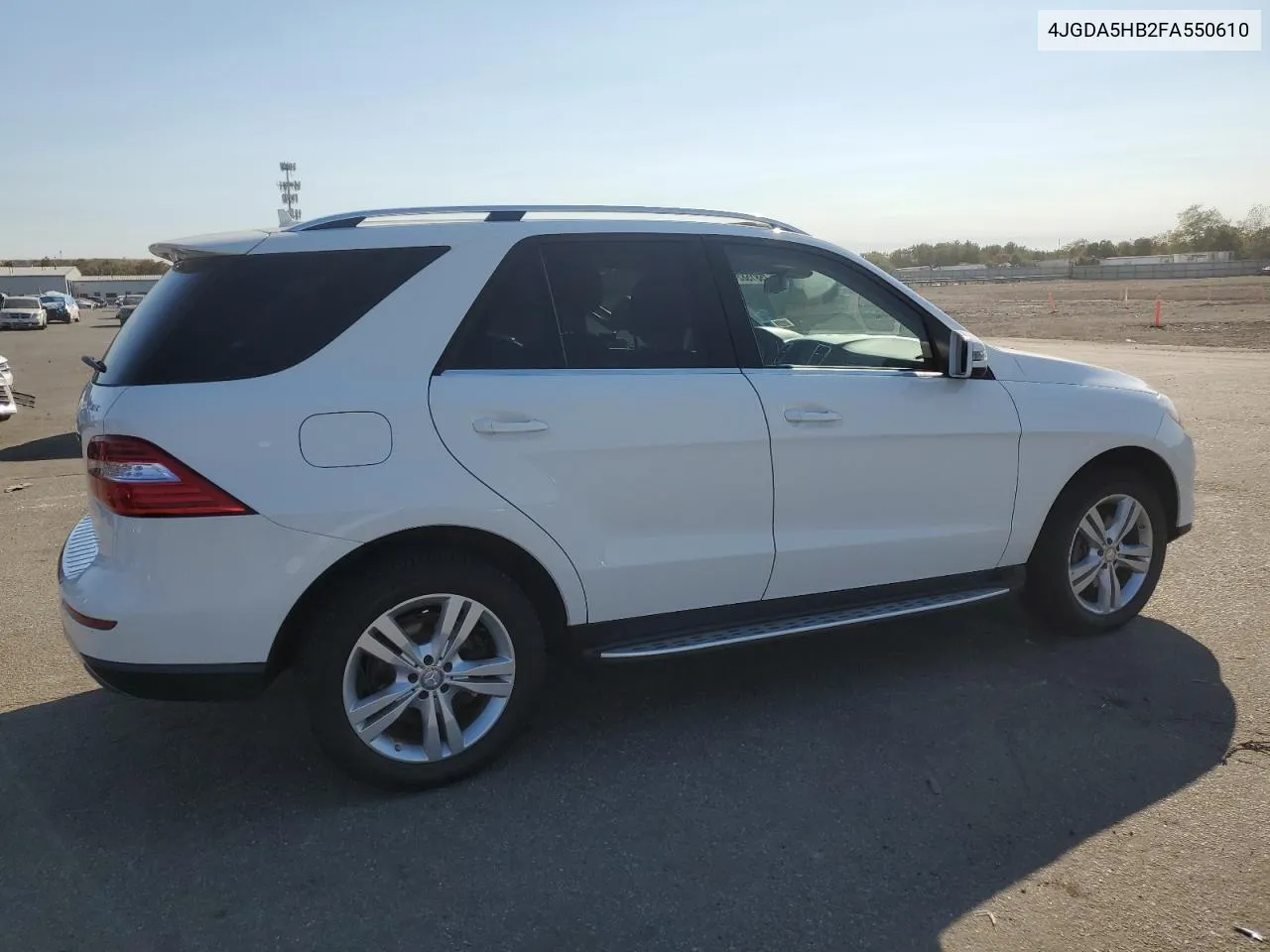 2015 Mercedes-Benz Ml 350 4Matic VIN: 4JGDA5HB2FA550610 Lot: 75815824