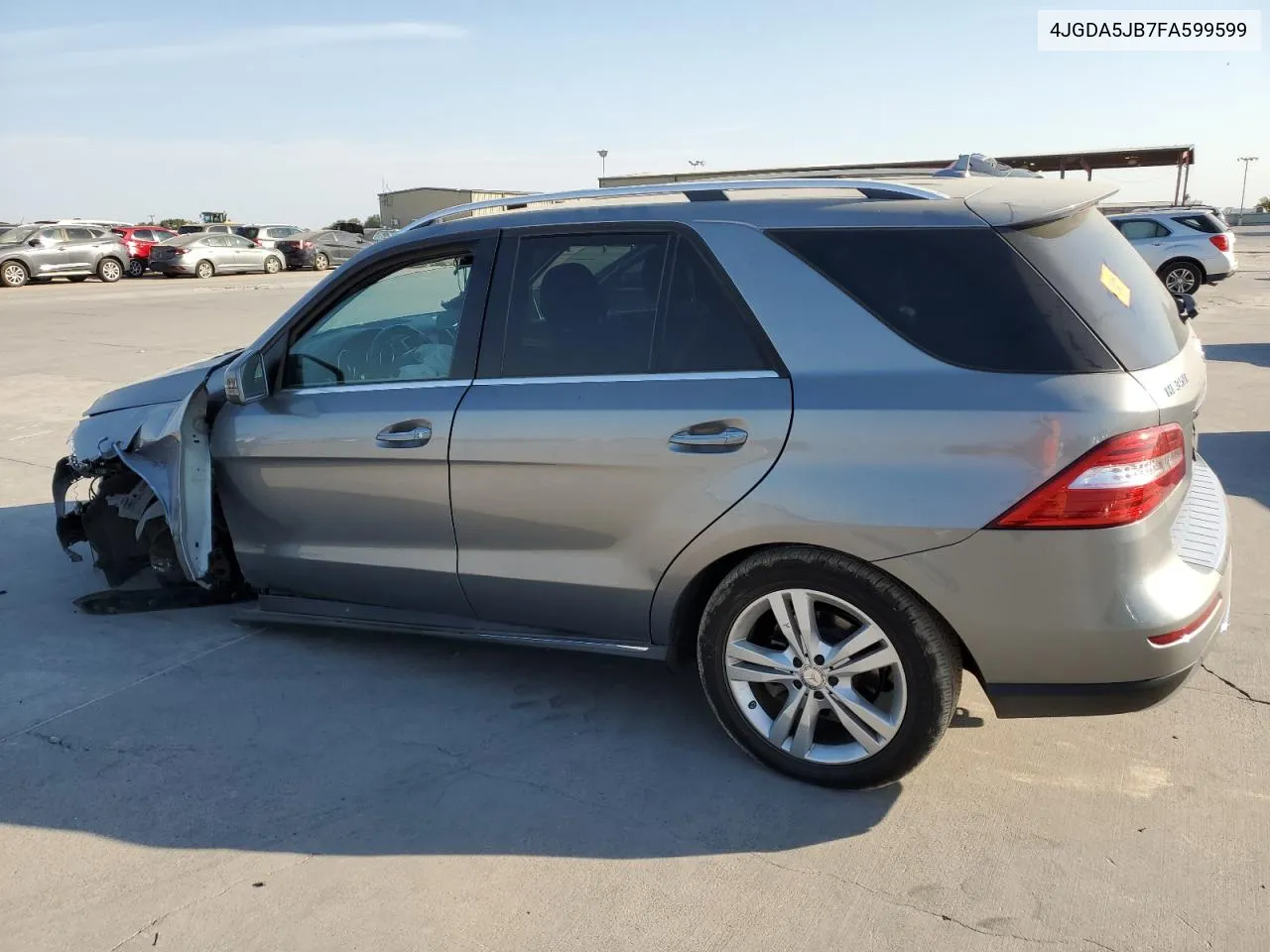 2015 Mercedes-Benz Ml 350 VIN: 4JGDA5JB7FA599599 Lot: 75822264