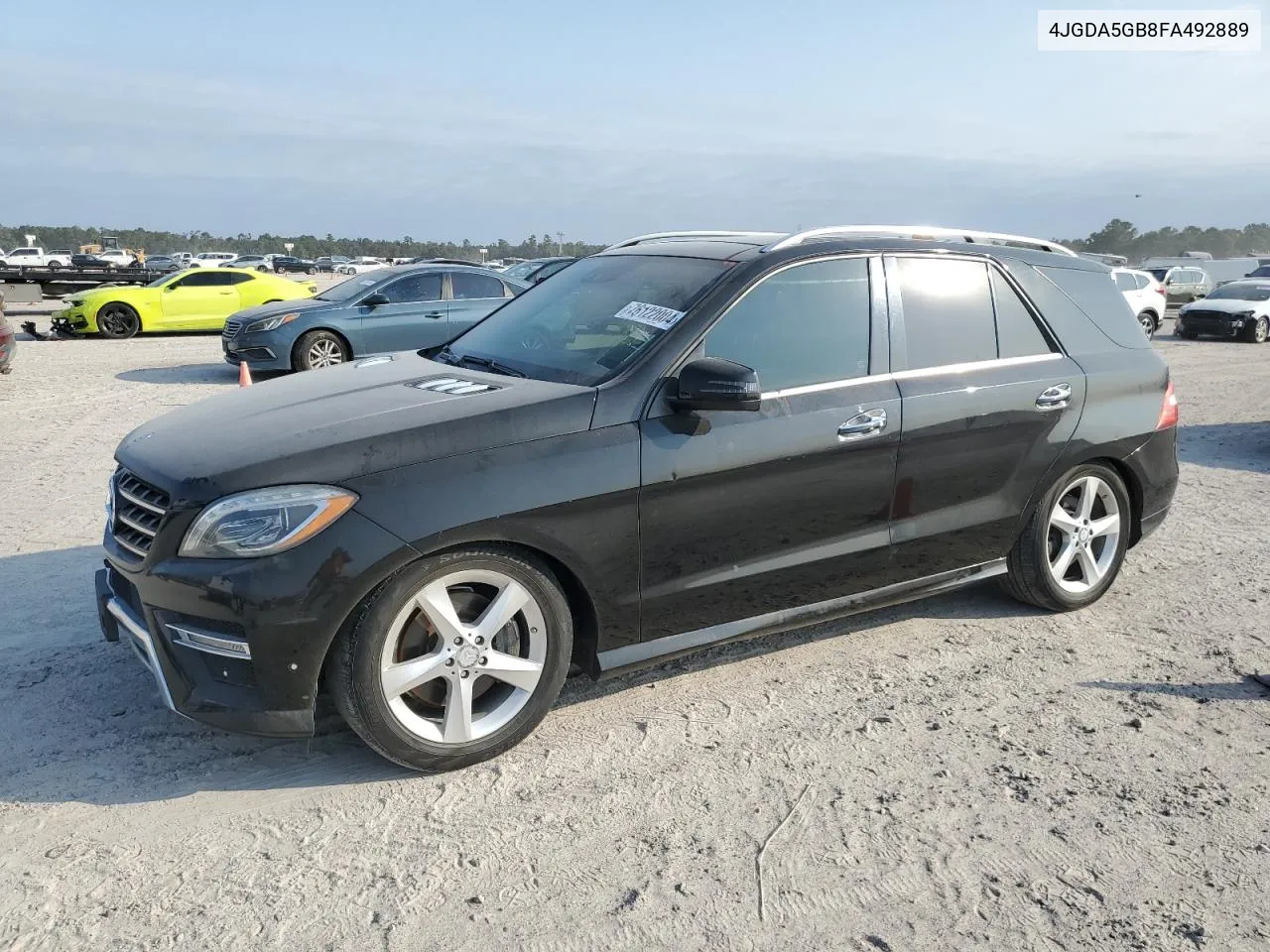 2015 Mercedes-Benz Ml 400 4Matic VIN: 4JGDA5GB8FA492889 Lot: 76122004