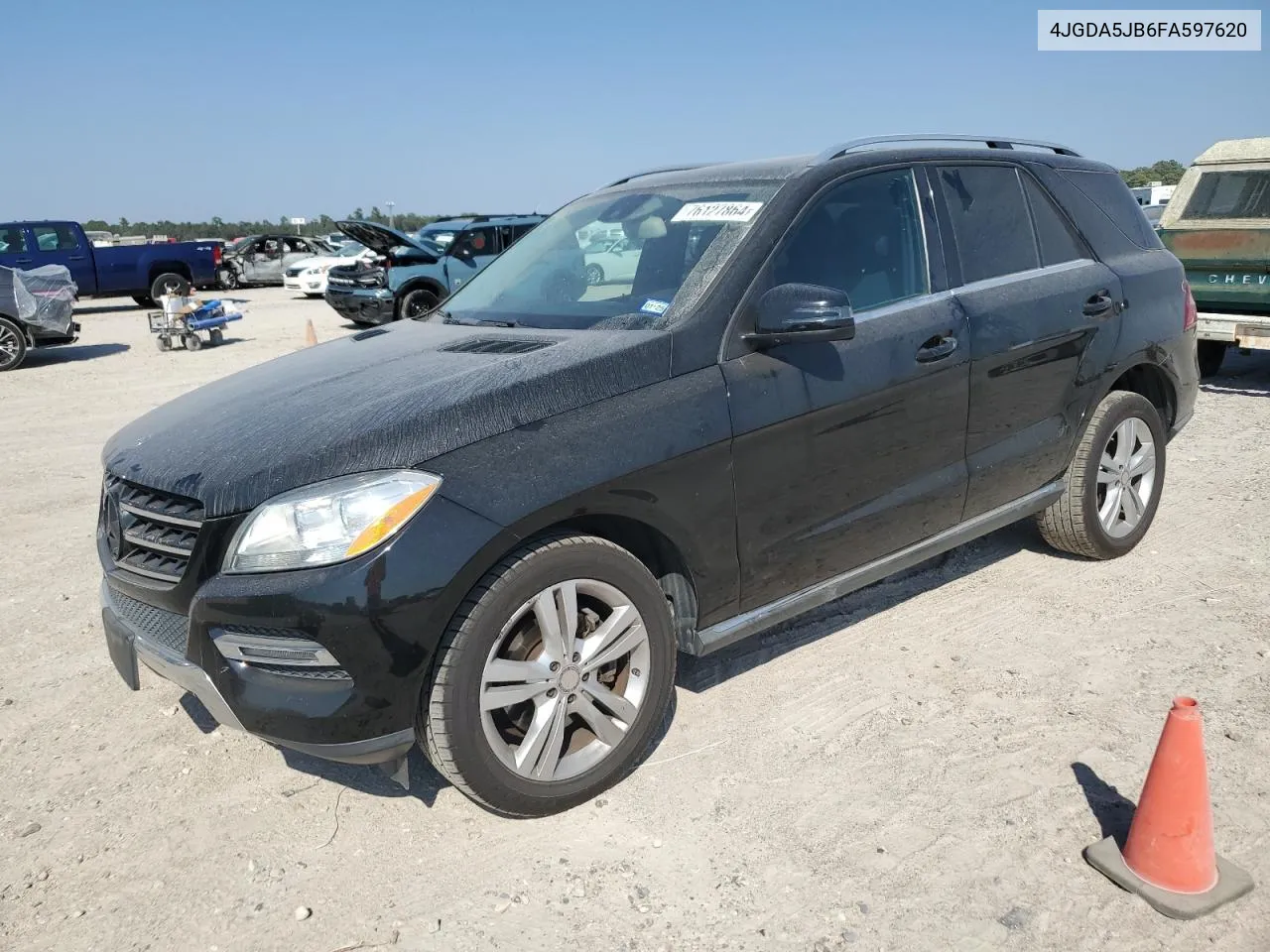 2015 Mercedes-Benz Ml 350 VIN: 4JGDA5JB6FA597620 Lot: 76127864