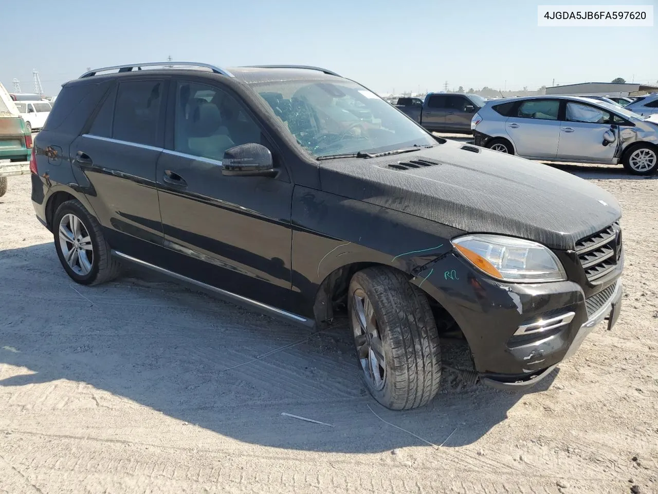 2015 Mercedes-Benz Ml 350 VIN: 4JGDA5JB6FA597620 Lot: 76127864