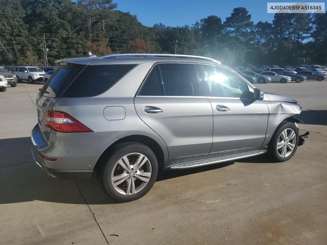 2015 Mercedes-Benz Ml 250 Bluetec VIN: 4JGDA0EB5FA516345 Lot: 76840314