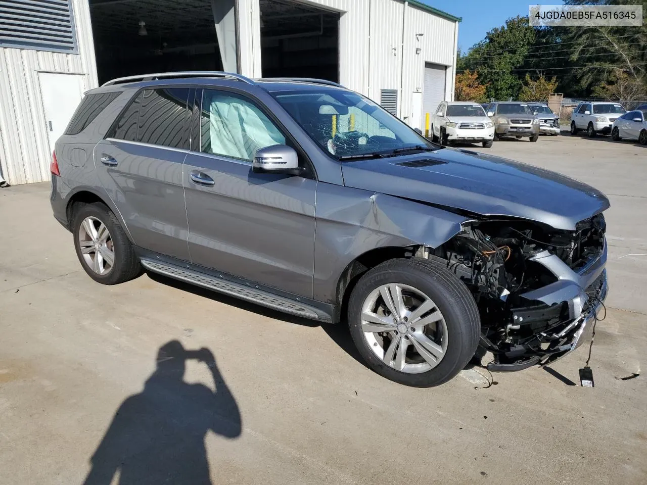 2015 Mercedes-Benz Ml 250 Bluetec VIN: 4JGDA0EB5FA516345 Lot: 76840314