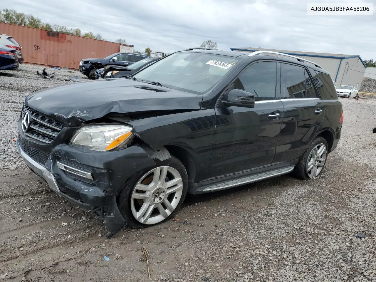 2015 Mercedes-Benz Ml 350 VIN: 4JGDA5JB3FA458206 Lot: 77653464