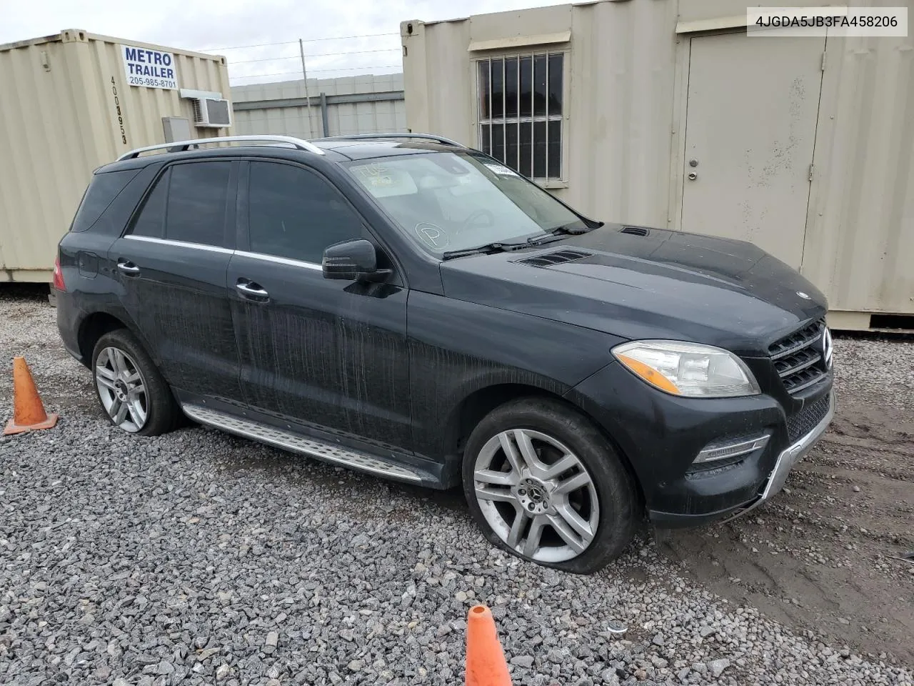 2015 Mercedes-Benz Ml 350 VIN: 4JGDA5JB3FA458206 Lot: 77653464