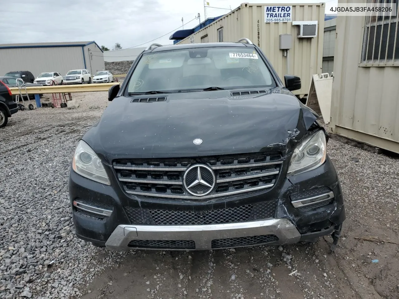 2015 Mercedes-Benz Ml 350 VIN: 4JGDA5JB3FA458206 Lot: 77653464