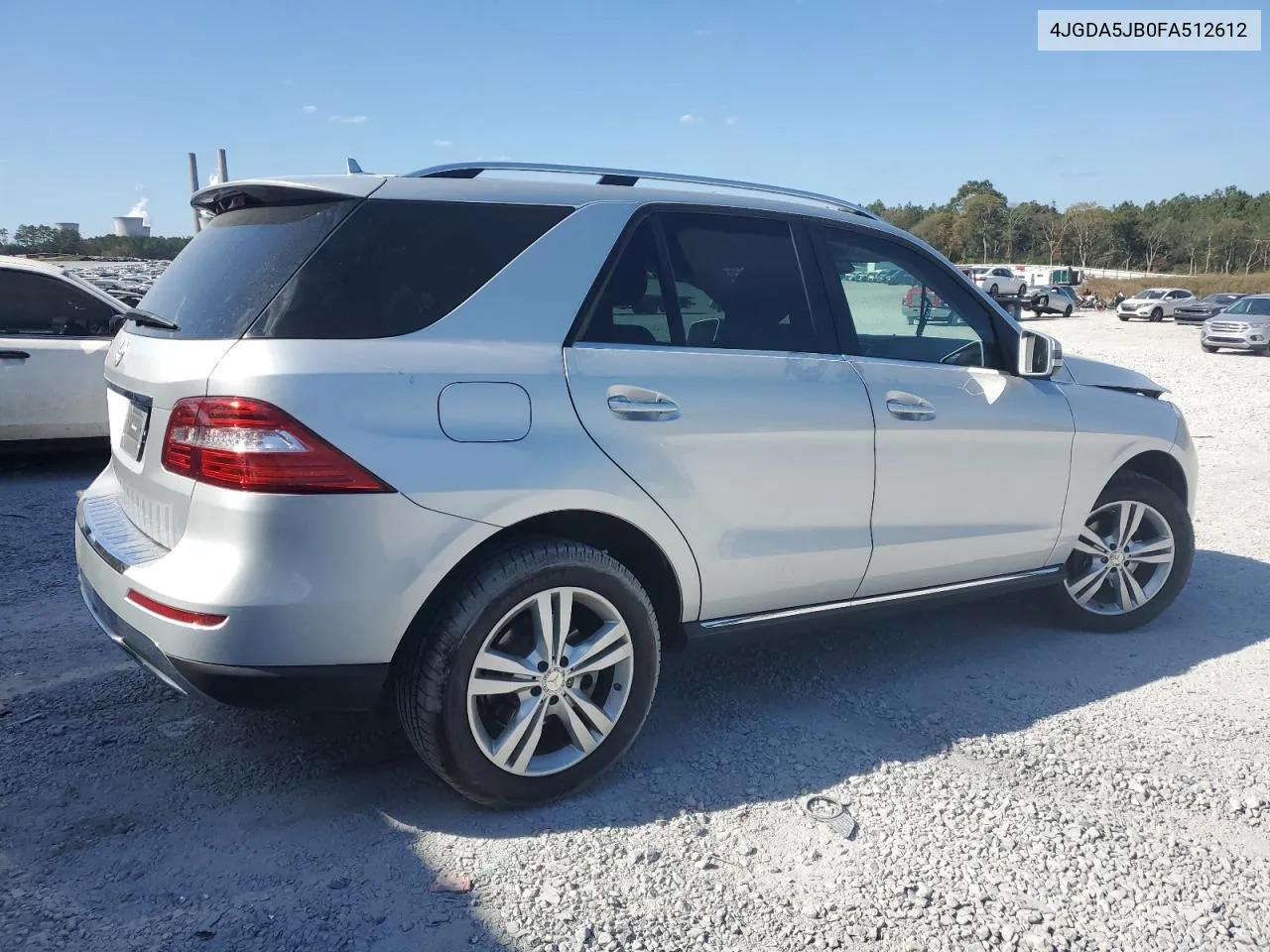 2015 Mercedes-Benz Ml 350 VIN: 4JGDA5JB0FA512612 Lot: 78022994