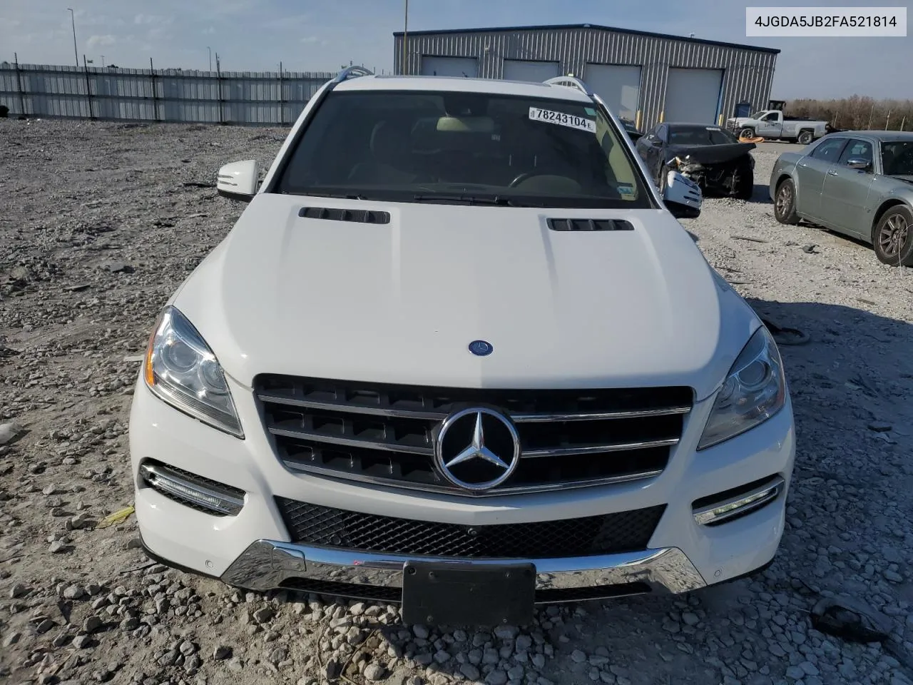 2015 Mercedes-Benz Ml 350 VIN: 4JGDA5JB2FA521814 Lot: 78243104