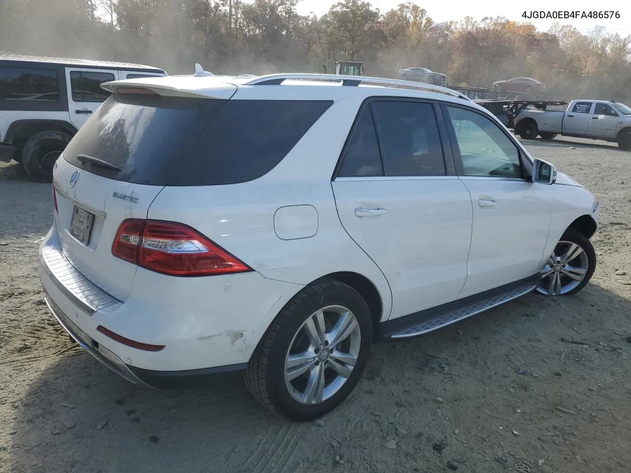 2015 Mercedes-Benz Ml 250 Bluetec VIN: 4JGDA0EB4FA486576 Lot: 78528844