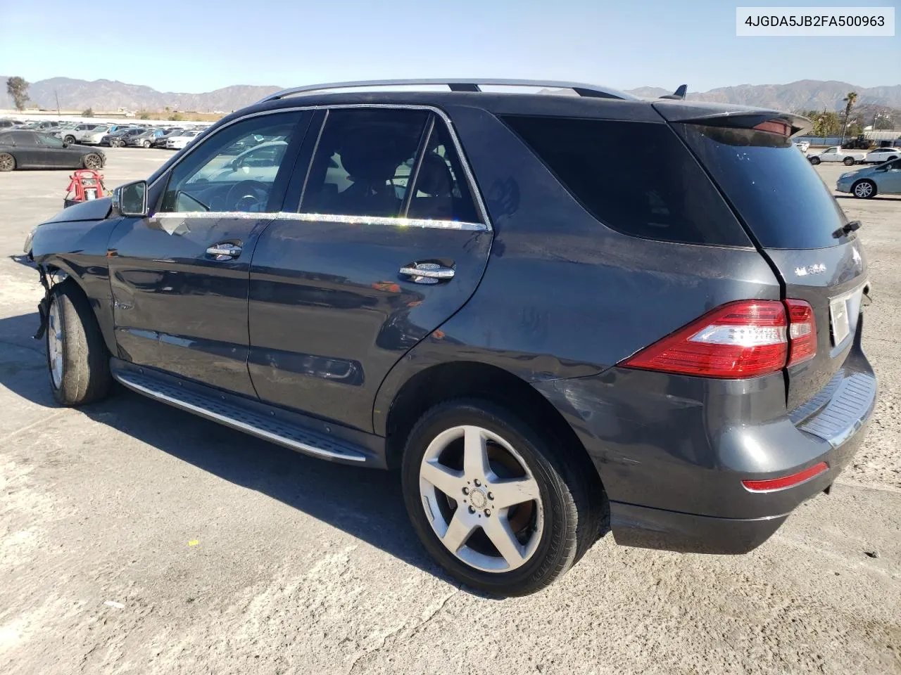 2015 Mercedes-Benz Ml 350 VIN: 4JGDA5JB2FA500963 Lot: 78604814