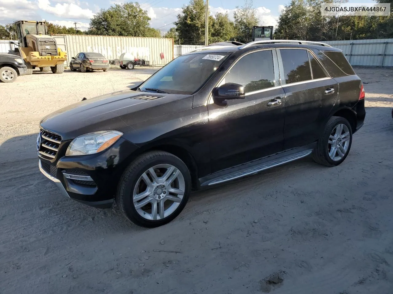 2015 Mercedes-Benz Ml 350 VIN: 4JGDA5JBXFA444867 Lot: 78650724