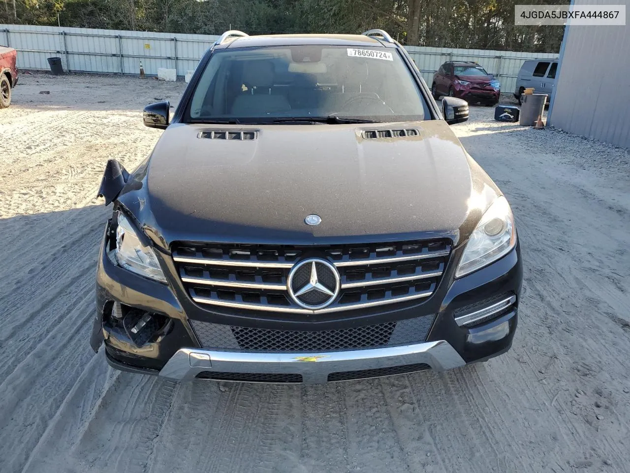 2015 Mercedes-Benz Ml 350 VIN: 4JGDA5JBXFA444867 Lot: 78650724