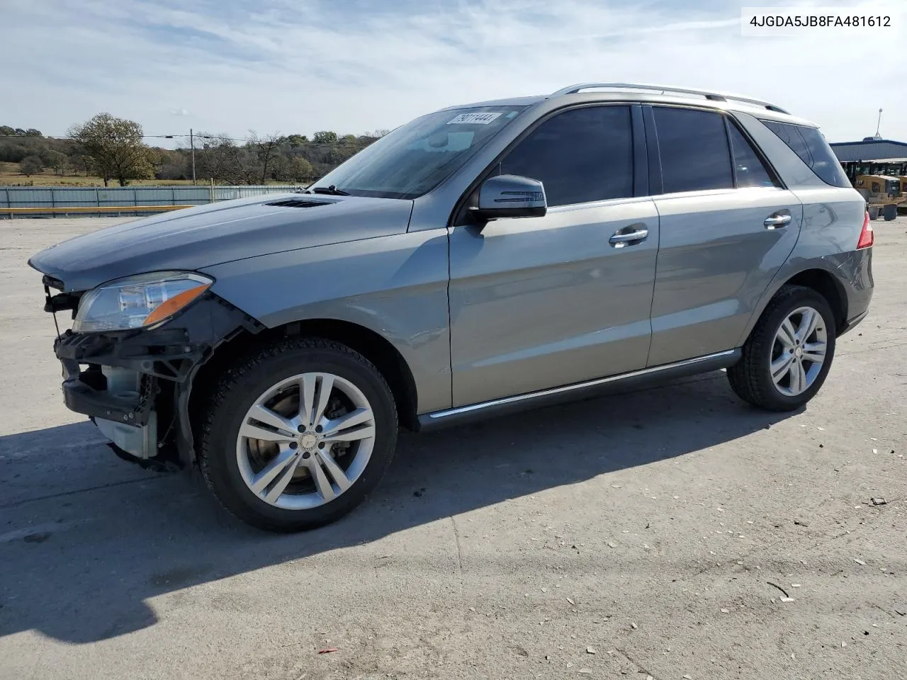 2015 Mercedes-Benz Ml 350 VIN: 4JGDA5JB8FA481612 Lot: 79011444