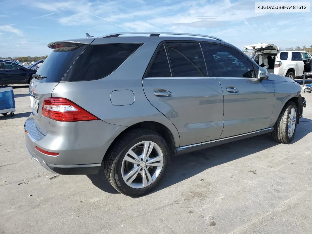 2015 Mercedes-Benz Ml 350 VIN: 4JGDA5JB8FA481612 Lot: 79011444