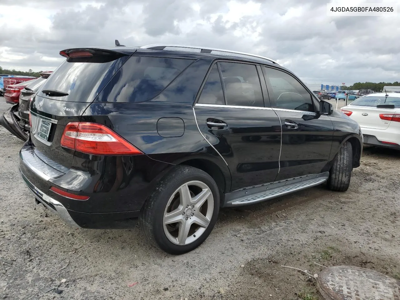 2015 Mercedes-Benz Ml 400 4Matic VIN: 4JGDA5GB0FA480526 Lot: 79036774