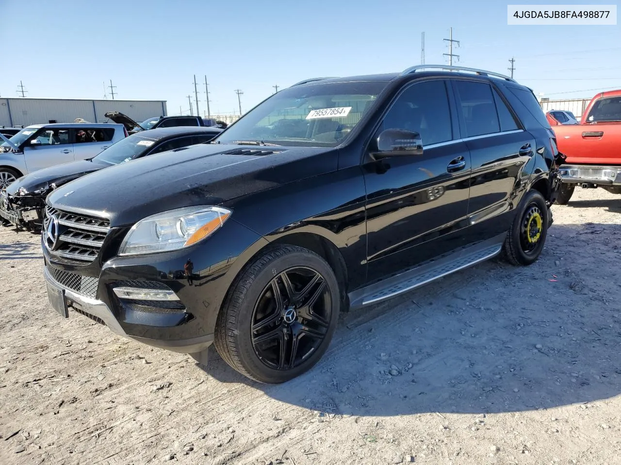 2015 Mercedes-Benz Ml 350 VIN: 4JGDA5JB8FA498877 Lot: 79557854