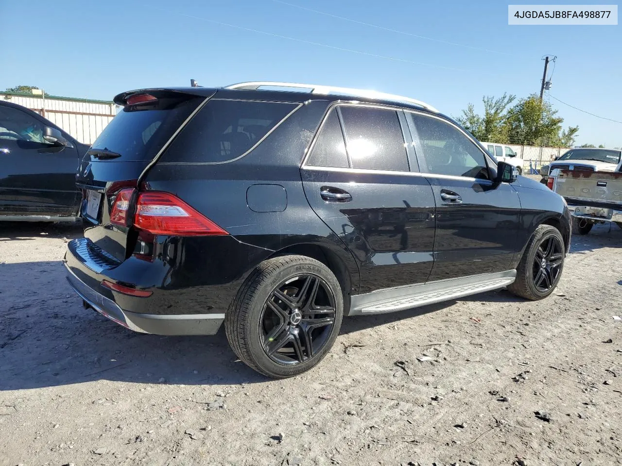 2015 Mercedes-Benz Ml 350 VIN: 4JGDA5JB8FA498877 Lot: 79557854