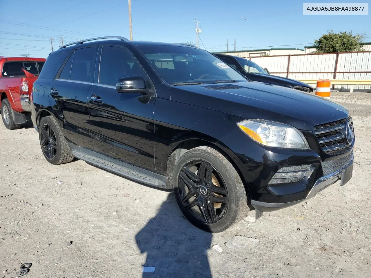 2015 Mercedes-Benz Ml 350 VIN: 4JGDA5JB8FA498877 Lot: 79557854