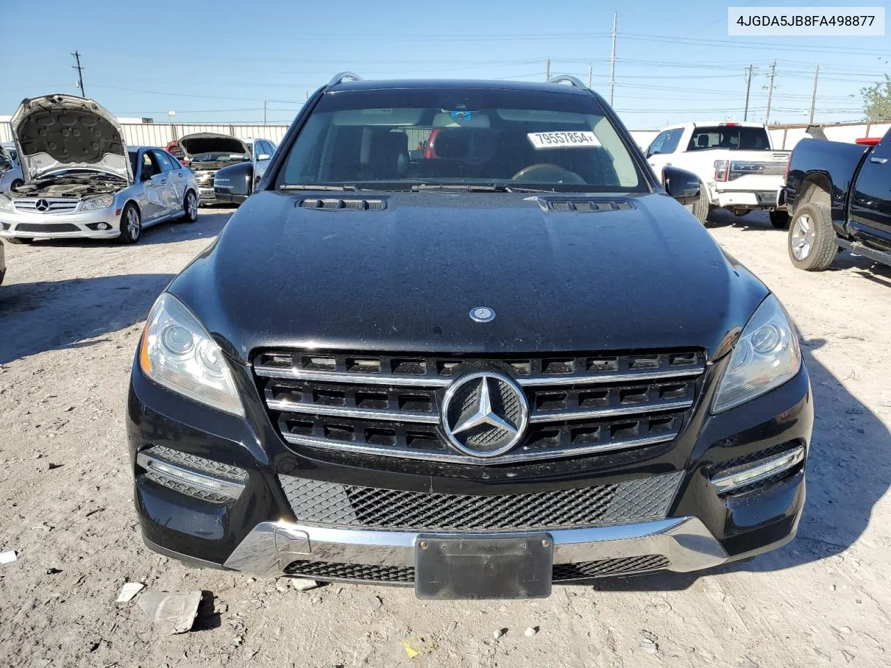 2015 Mercedes-Benz Ml 350 VIN: 4JGDA5JB8FA498877 Lot: 79557854