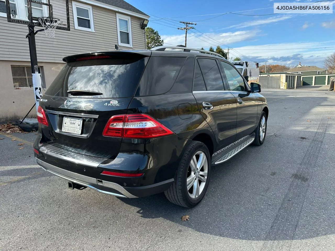 2015 Mercedes-Benz Ml 350 4Matic VIN: 4JGDA5HB6FA506156 Lot: 79887514