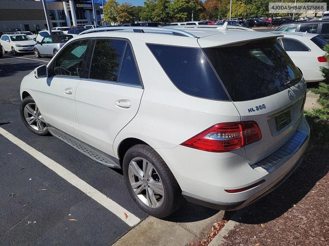 2015 Mercedes-Benz Ml 350 4Matic VIN: 4JGDA5HB4FA525868 Lot: 80058414