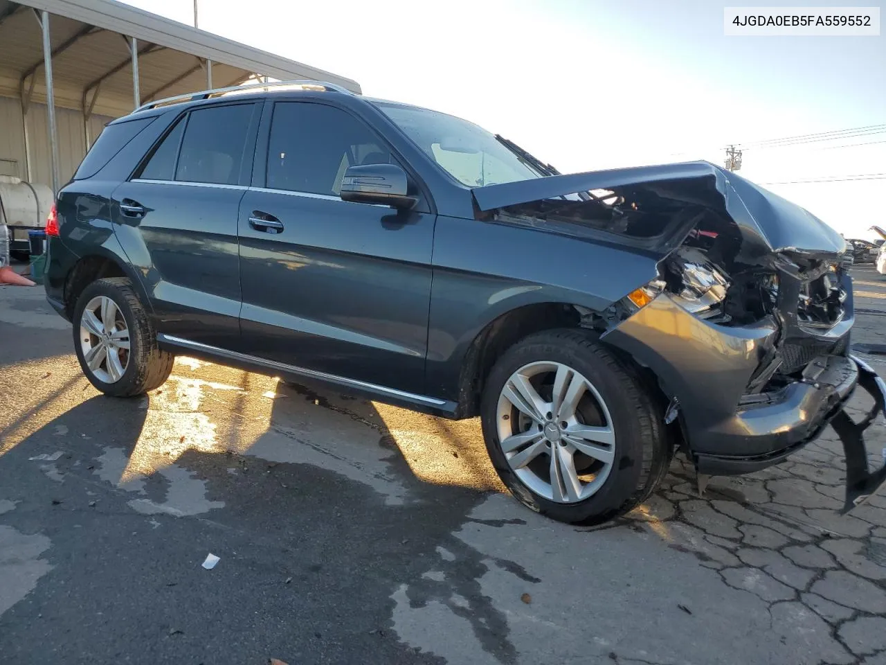 2015 Mercedes-Benz Ml 250 Bluetec VIN: 4JGDA0EB5FA559552 Lot: 80150014