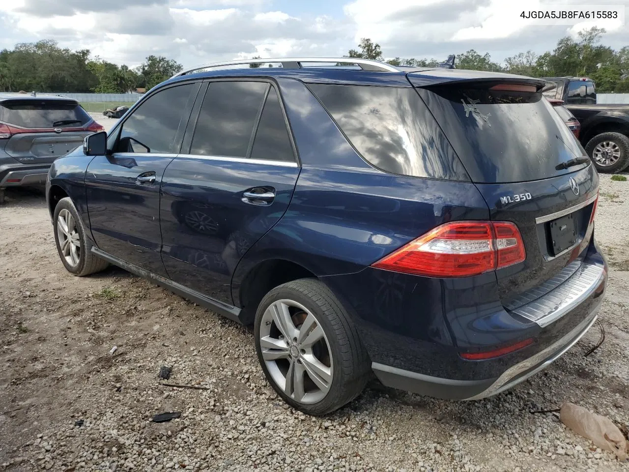 2015 Mercedes-Benz Ml 350 VIN: 4JGDA5JB8FA615583 Lot: 80519174