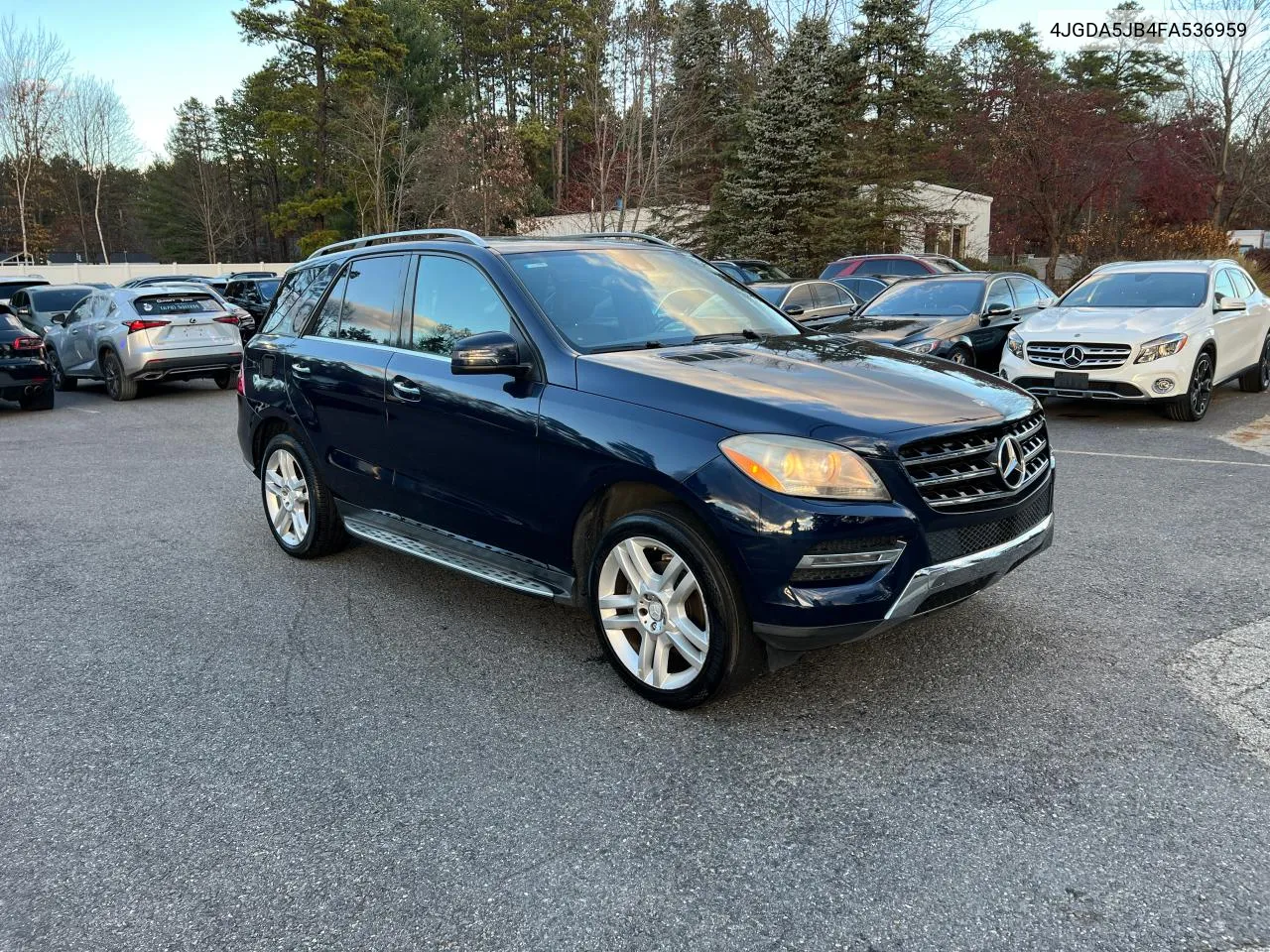 2015 Mercedes-Benz Ml 350 VIN: 4JGDA5JB4FA536959 Lot: 80584174