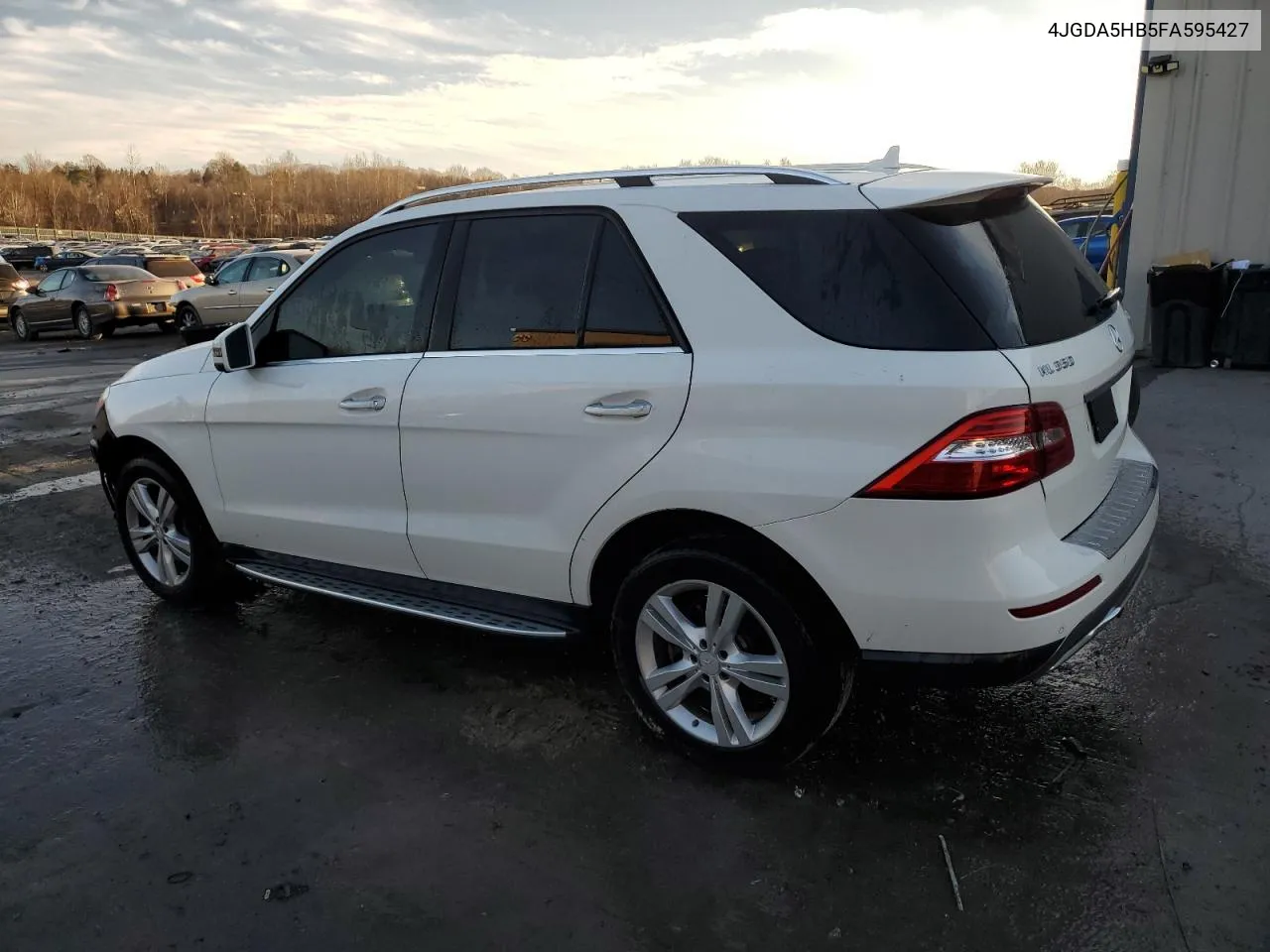 2015 Mercedes-Benz Ml 350 4Matic VIN: 4JGDA5HB5FA595427 Lot: 80620094