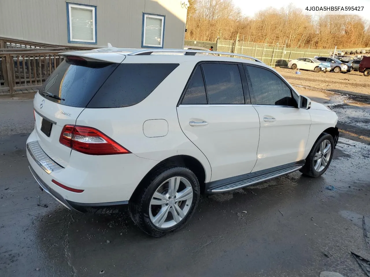 2015 Mercedes-Benz Ml 350 4Matic VIN: 4JGDA5HB5FA595427 Lot: 80620094